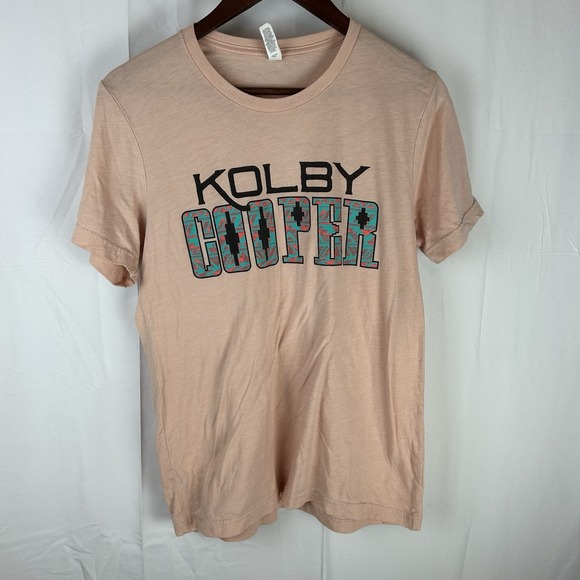 Tops - Kolby Cooper Concert Tour T-Shirt Pink Western‎ Country Women's Size Medium